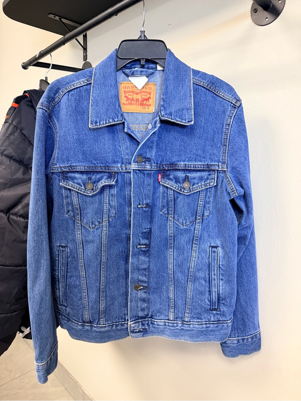 Levi's Blue Denim Trucker Jacket - Classic Woman Jean Coat